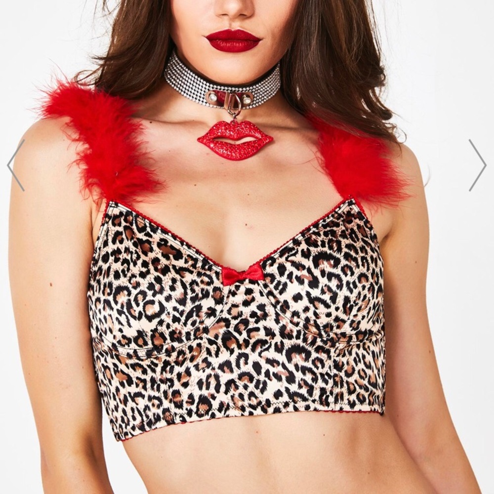 Dolls kill Leopard 🐆 Bra